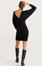 Load image into Gallery viewer, Black off shoulder Dress-M2