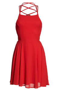 Stylish Backless Fashion Dress-M3